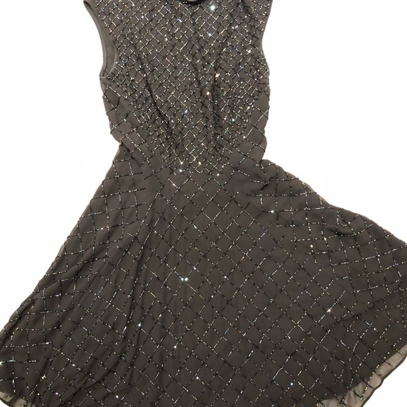 Needle & Thread black classic midi dress - Picture 4 of 8